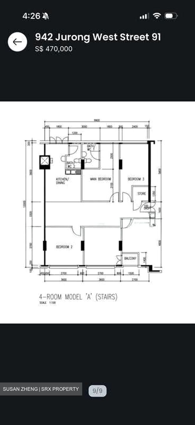 Blk 947 Jurong West Street 91 (Jurong West), HDB 4 Rooms #617065251